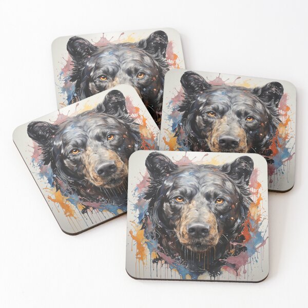 Item preview, oso, foto, floral, paintdrip designed and sold by MaraDigitalart.