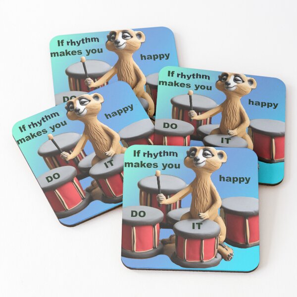 Item preview, If Rhythm Makes You Happy - Do It! designed and sold by ComicJo.