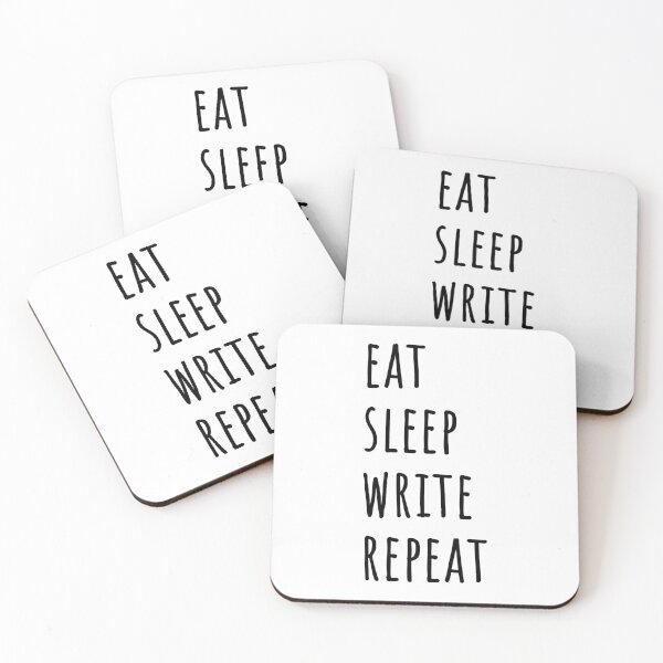Item preview, Eat Sleep Write Repeat designed and sold by EmeraldeaArt.
