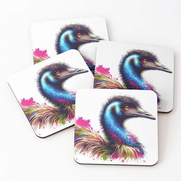 Item preview, A beautiful colorful emu. designed and sold by Marcoshop10.