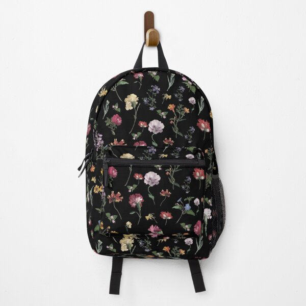 Item preview, Black Floral Print - Vintage Botanical Pattern designed and sold by DreamersPlan.