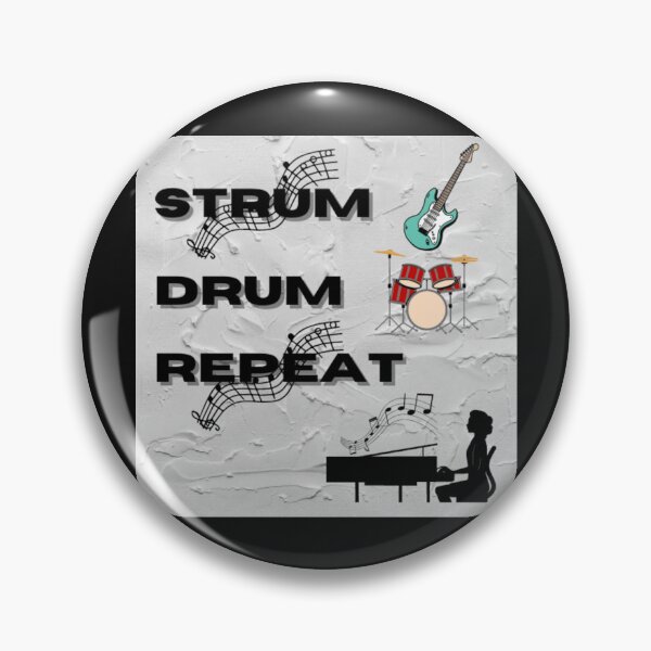 Item preview, Strum Drum Repeat designed and sold by BubbleTextBox.