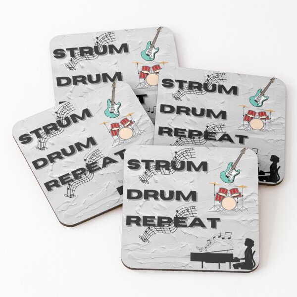 Item preview, Strum Drum Repeat designed and sold by BubbleTextBox.