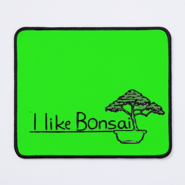 Item preview, Bonsai tree with text 'I like bonsai' designed and sold by Tomasz  Siennicki.