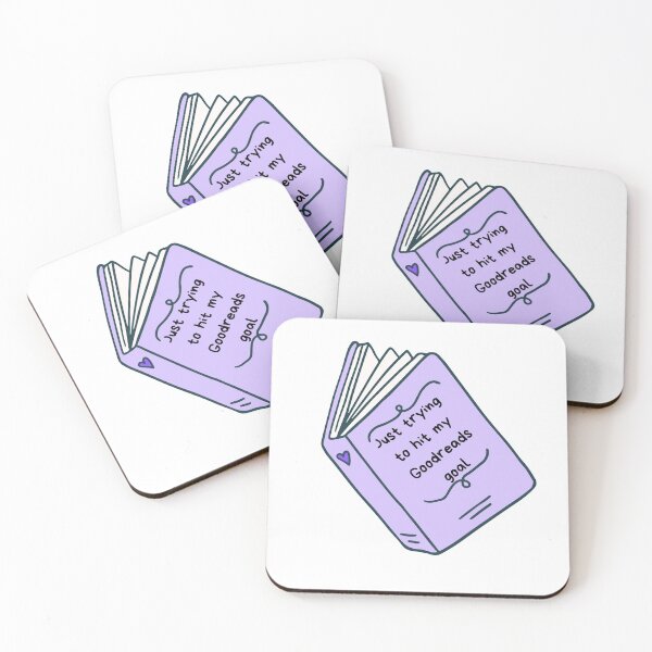 Item preview, Trying to Hit My Goodreads Goal- Light Purple designed and sold by calliedancer.