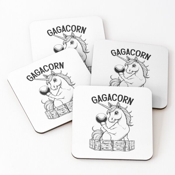 Item preview, Gaga Ball Pit Gagacorn Funny Unicorn Cute Dodgeball Player designed and sold by GrandeDuc.
