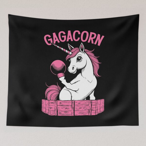 Item preview, Gaga Ball Pit Gagacorn Funny Unicorn Cute Dodgeball Player designed and sold by GrandeDuc.