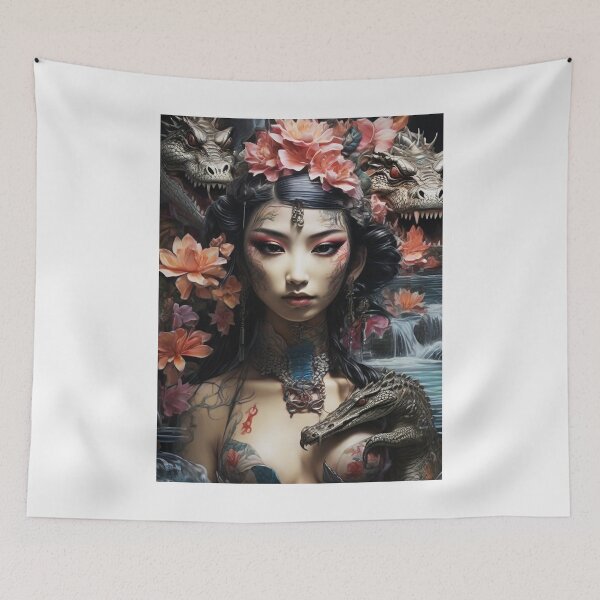 Item preview, Croco Mom; Geisha; Japan; designed and sold by StickerApe.