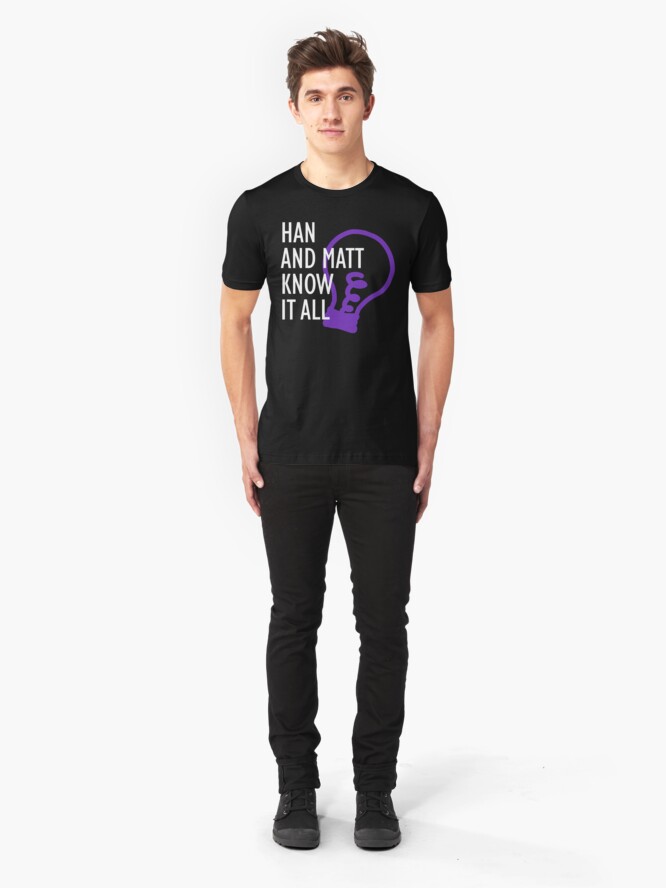 Alternate view of Han and Matt Logo Slim Fit T-Shirt