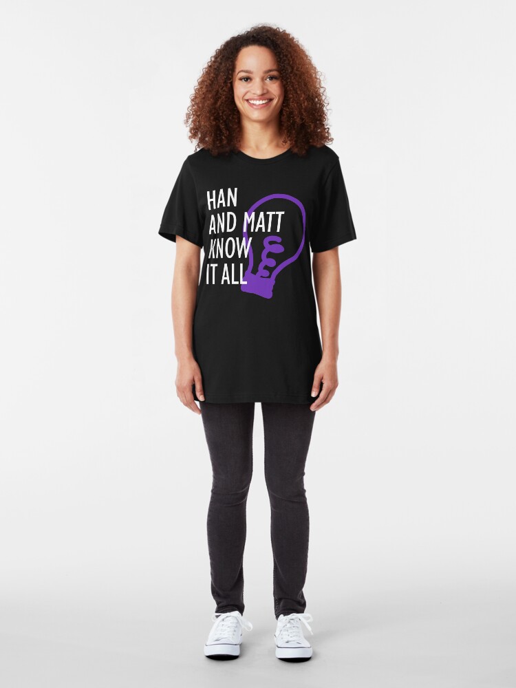 Alternate view of Han and Matt Logo Slim Fit T-Shirt