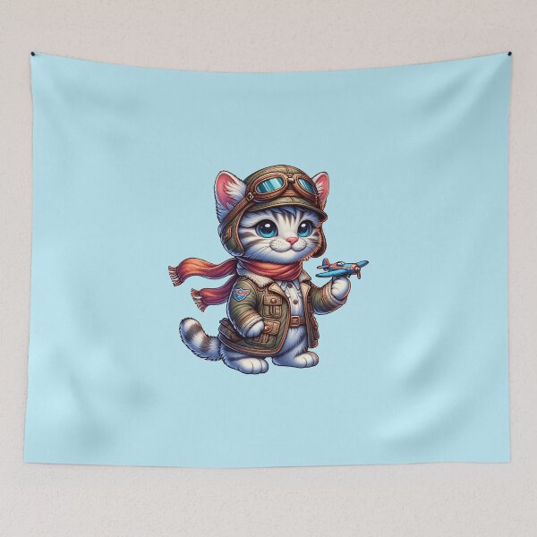 Item preview, The Aviator Kitten designed and sold by Alphaproject.