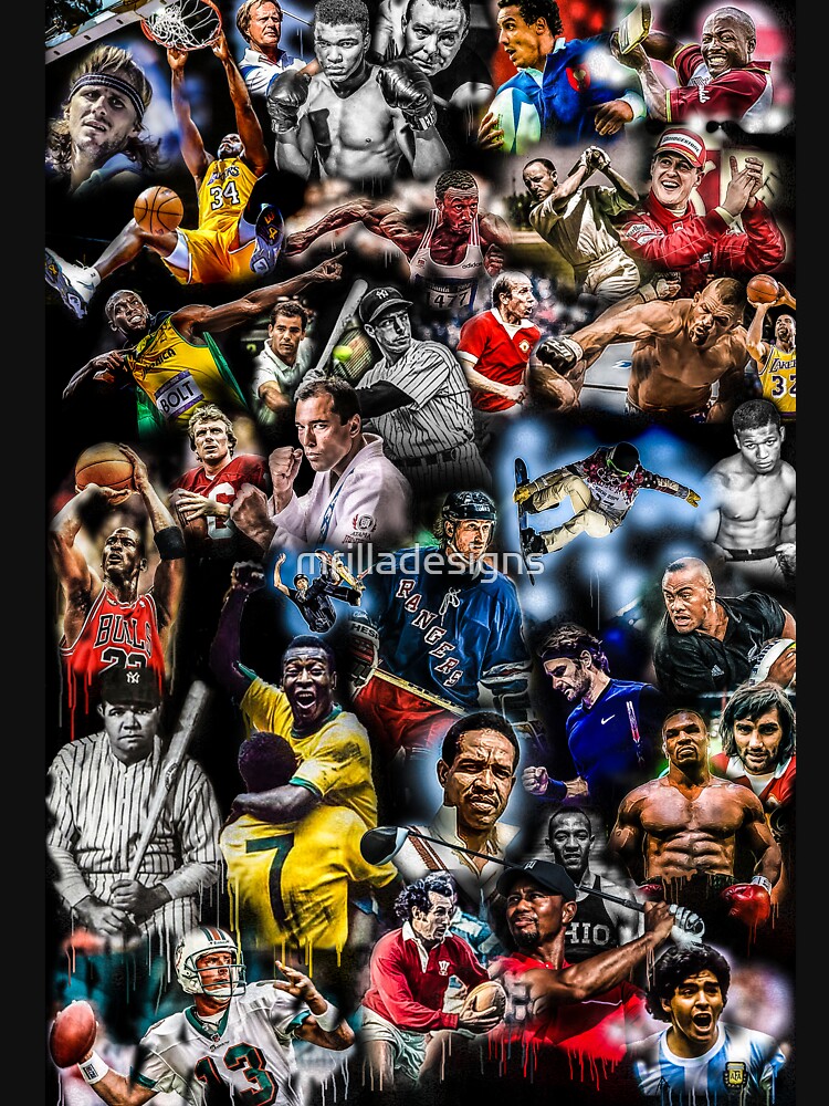 "Sporting icons " Tshirt for Sale by mrilladesigns Redbubble all t
