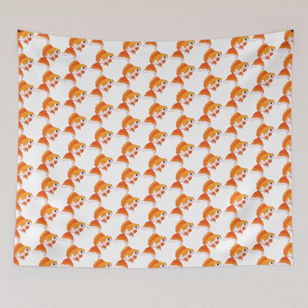 Item preview, Cute goldfish art designed and sold by Yaragold.