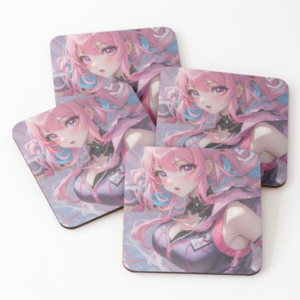 Item preview, Neon Glamour - Fierce Anime Girl designed and sold by ShiroStore.