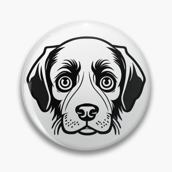 Item preview, Simple Puppy Drawing Minimalist Dog Portrait Silhouette Illustration   designed and sold by Michael Voyler.