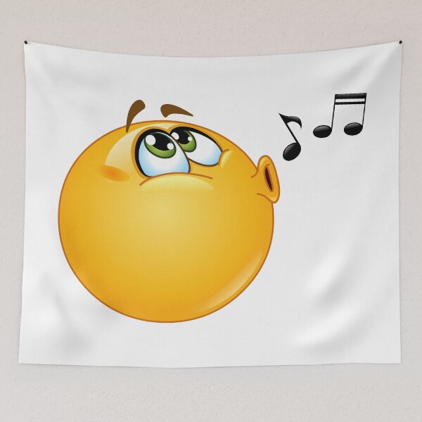 Item preview, Whistling Emoticon designed and sold by Yael Weiss.