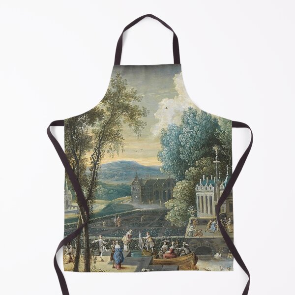 Item preview, Elegant Figures on a Boating Lake designed and sold by tomorrowsart.