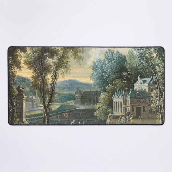 Item preview, Elegant Figures on a Boating Lake designed and sold by tomorrowsart.