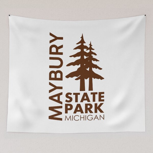 Item preview, Maybury State Park Michigan Pines designed and sold by bivenart.