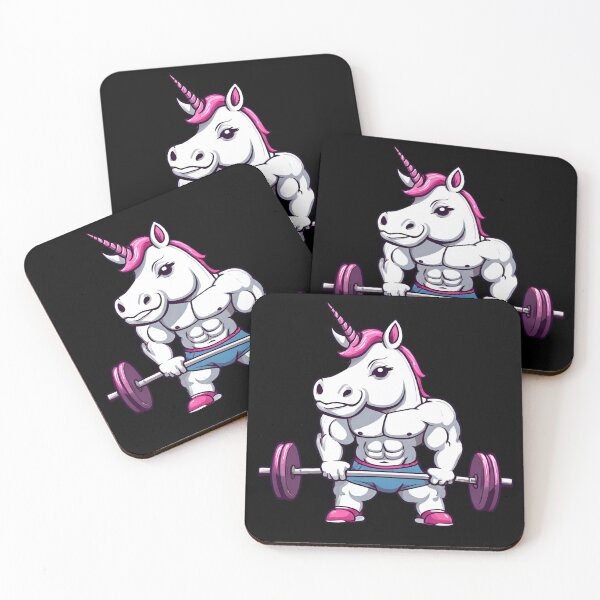 Item preview, Gym Fitness Unicorn designed and sold by Amzg-Designs.