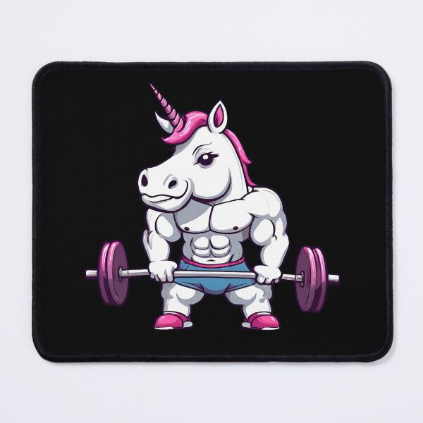 Item preview, Gym Fitness Unicorn designed and sold by Amzg-Designs.