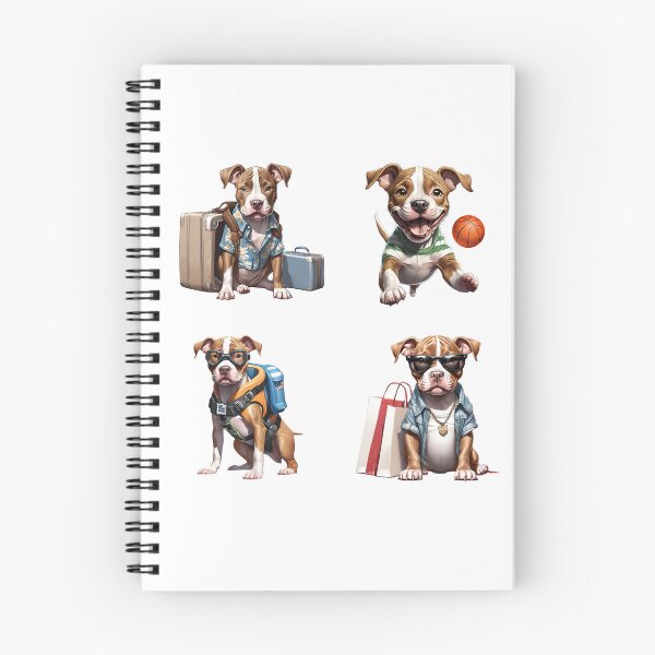 Item preview, American Pit Bull Terrier cute puppy dog travel Sticker Pack 2 designed and sold by Keffy.