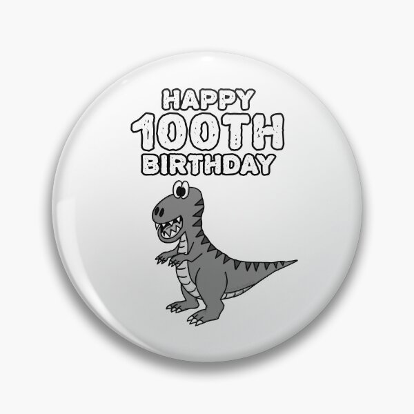 Item preview, Happy 100th Birthday Dinosaur T-Rex Funny designed and sold by doodlerob.