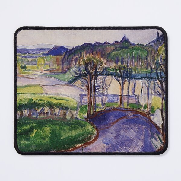Item preview, Spring Landscape by Edvard Munch designed and sold by tomorrowsart.
