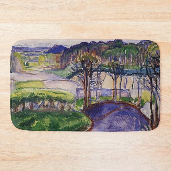Item preview, Spring Landscape by Edvard Munch designed and sold by tomorrowsart.