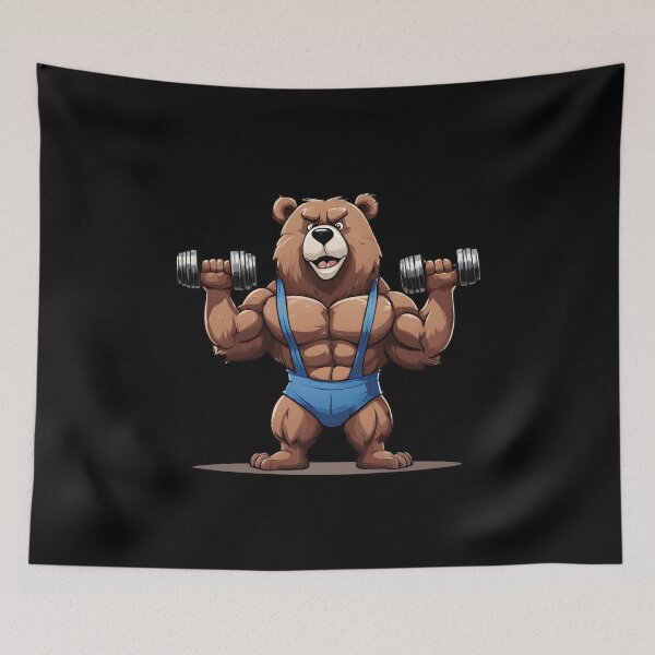 Item preview, Fitness Bear designed and sold by Amzg-Designs.