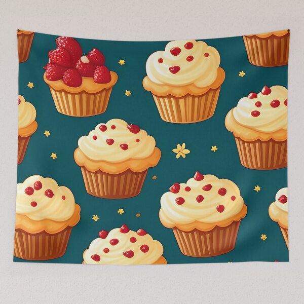 Item preview, Cozy Vintage Muffins designed and sold by sbSophie.