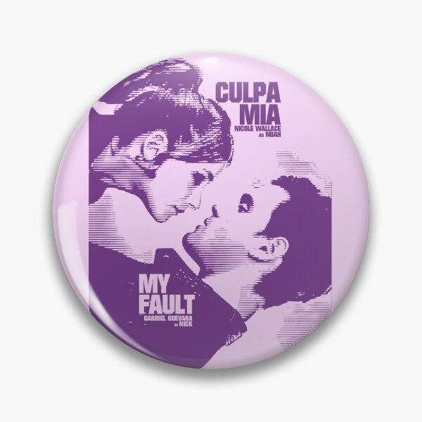 Item preview, Nicole Wallace as noah Gabriel Guevara as Nick culpa mia / my fault 2023 movie themed graphic design by ironpalette designed and sold by ironpalette.