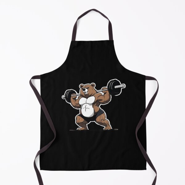 Item preview, Weightlifting bear designed and sold by Amzg-Designs.