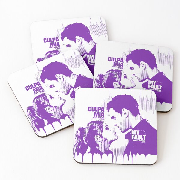 Item preview, Nicole Wallace as noah Gabriel Guevara as Nick culpa mia / my fault 2023 movie themed graphic design by ironpalette designed and sold by ironpalette.