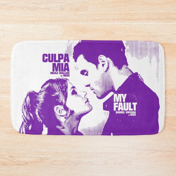 Item preview, Nicole Wallace as noah Gabriel Guevara as Nick culpa mia / my fault 2023 movie themed graphic design by ironpalette designed and sold by ironpalette.