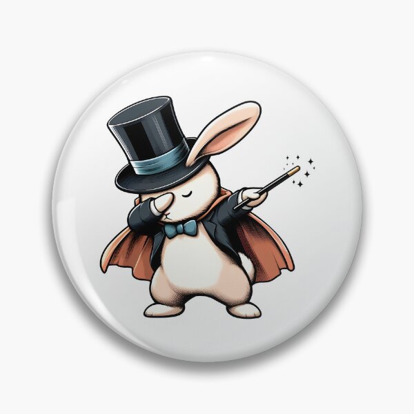 Item preview, Dabbing bunny magician rabbit  designed and sold by Animalpetslover.
