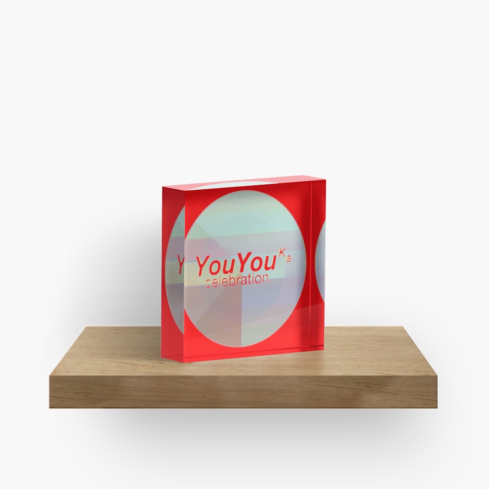 YouYouka sunrise 5 Acrylic Block