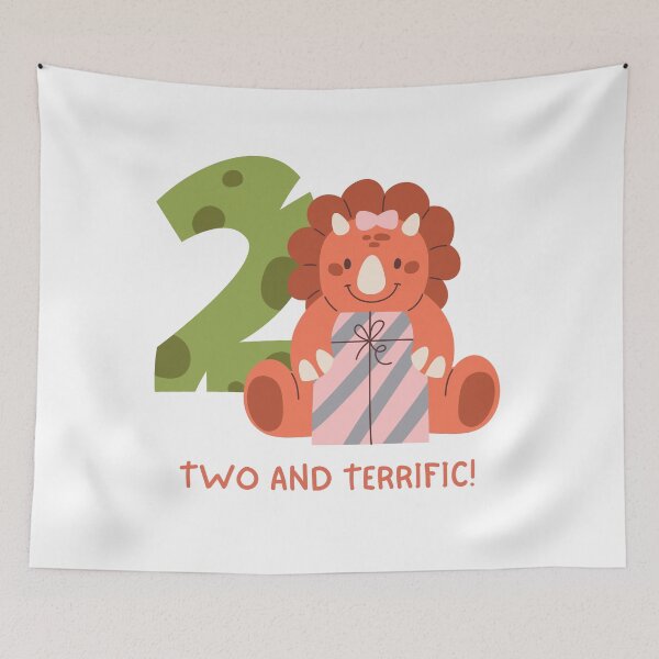 Item preview, Two and Terrific 2nd Birthday  designed and sold by ozdilh.
