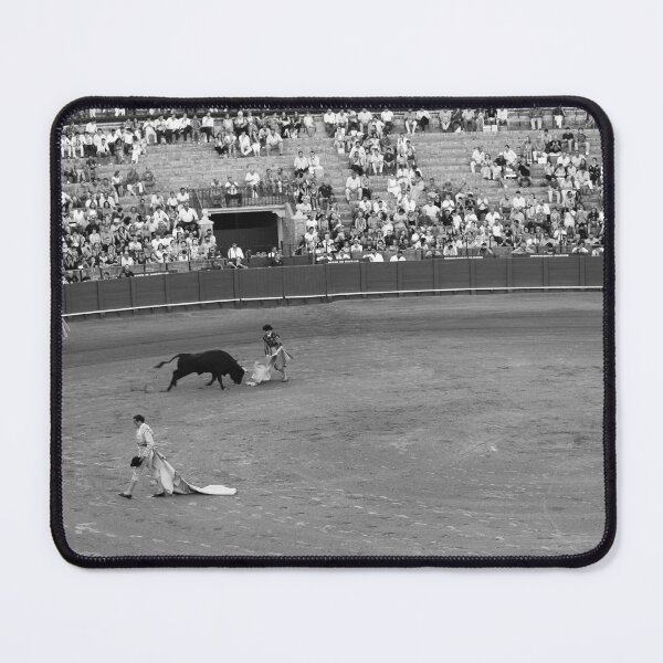 Item preview, Charging Bull Maestranza Black and White designed and sold by eddiebarronshop.