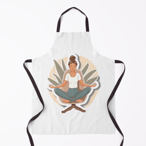Item preview, Tranquil Oasis - Chair Yoga Harmony Sticker designed and sold by Liseri.