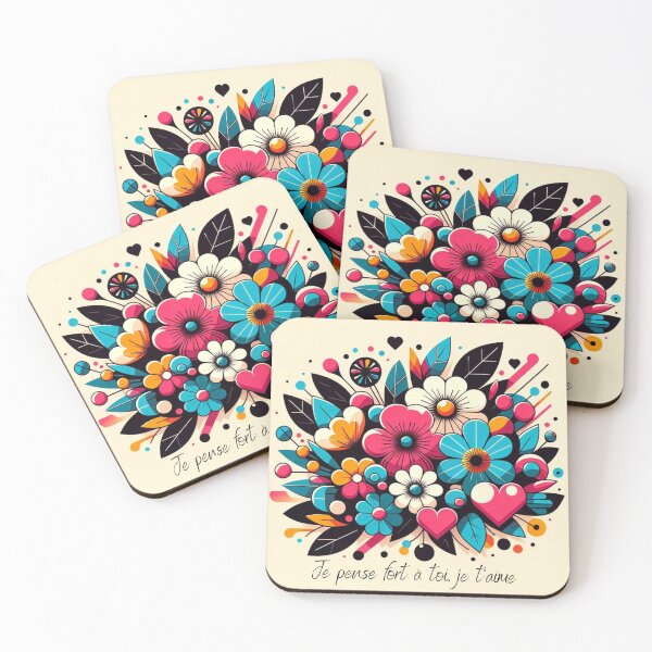 Item preview, Retro-Modern bouquet of flowers for declaration of love designed and sold by Blessinger77.