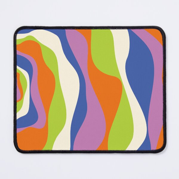 Item preview, Ebb and Flow 4 in Blue, Orange, Purple, Green and Cream designed and sold by LAEC-Shop.