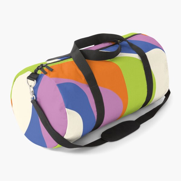 Item preview, Ebb and Flow 4 in Blue, Orange, Purple, Green and Cream designed and sold by LAEC-Shop.
