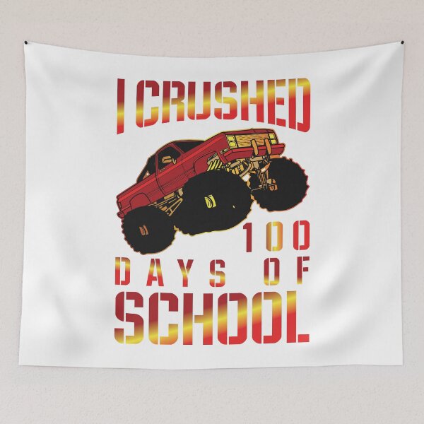 Item preview, Crushed 100 days of school design designed and sold by USA-TSHIRTSTORE.