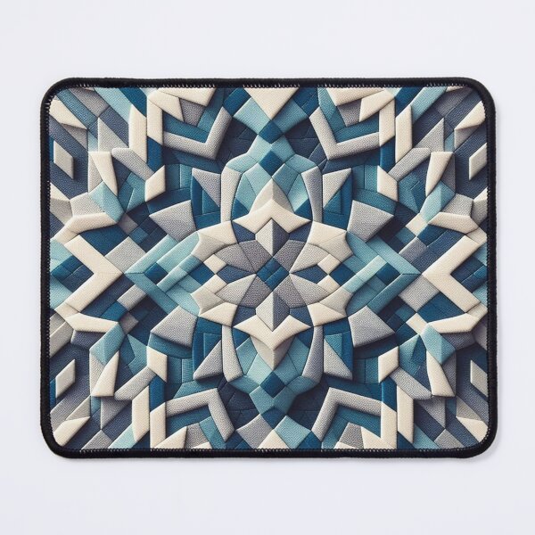 Item preview, Blue Sea Elegance: Blue and White Fabric Pattern designed and sold by Rui Fernandes.