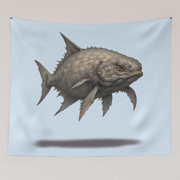 Item preview, Big Fish Image "Abyssal Leviathan" designed and sold by NickTaroDesign.