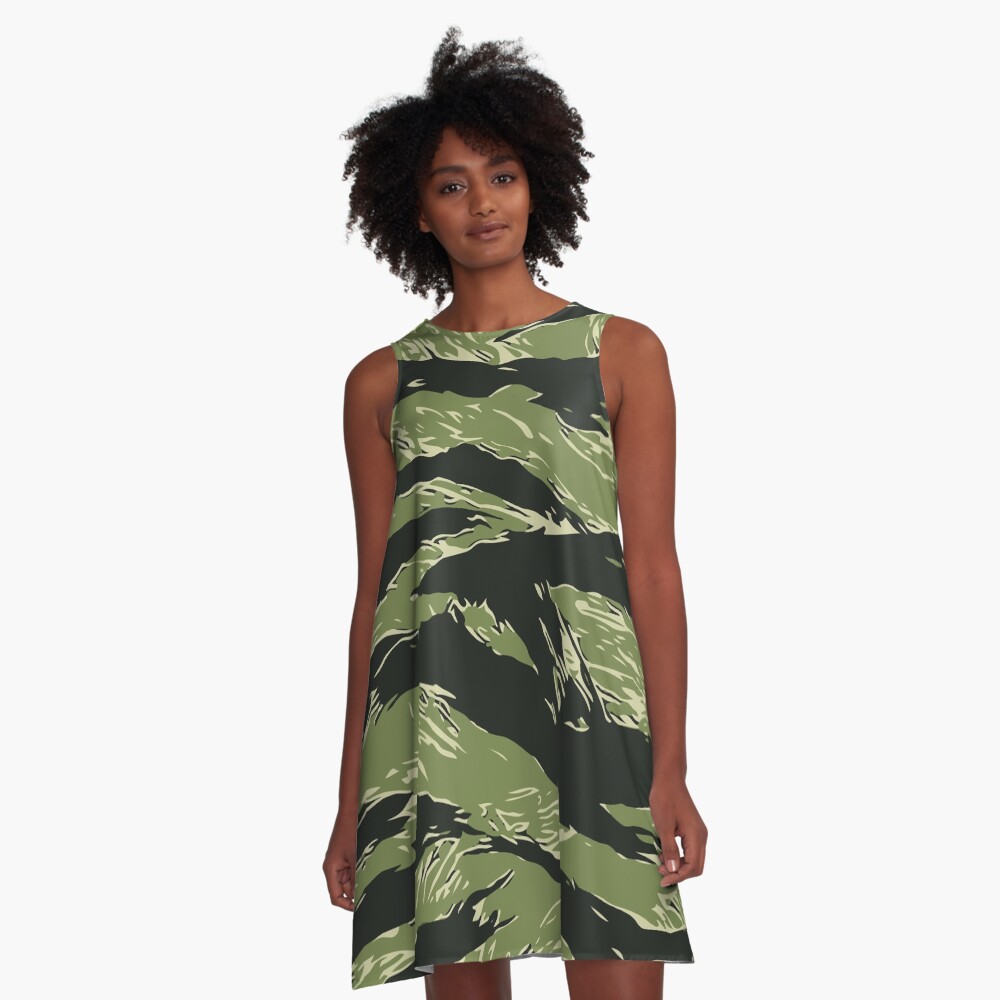 Camouflage swing outlet dress