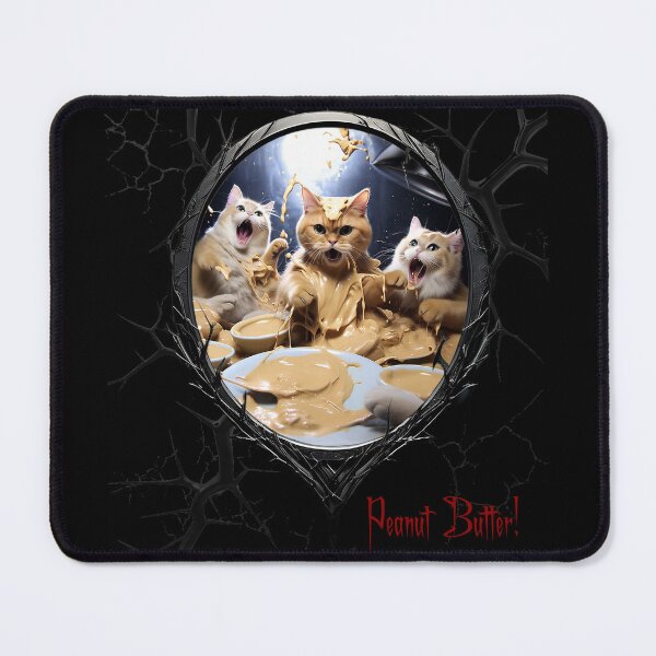 Item preview, Cats & Kittens Making A Huge Peanut Butter Mess designed and sold by FatCatStudios.