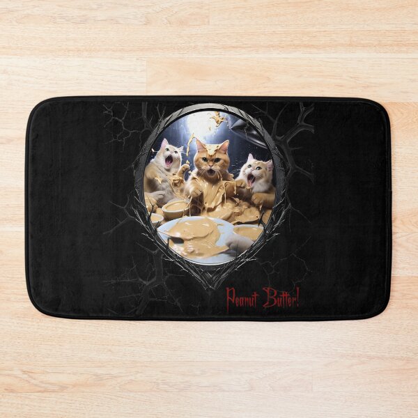 Item preview, Cats & Kittens Making A Huge Peanut Butter Mess designed and sold by FatCatStudios.