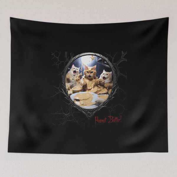 Item preview, Cats & Kittens Making A Huge Peanut Butter Mess designed and sold by FatCatStudios.